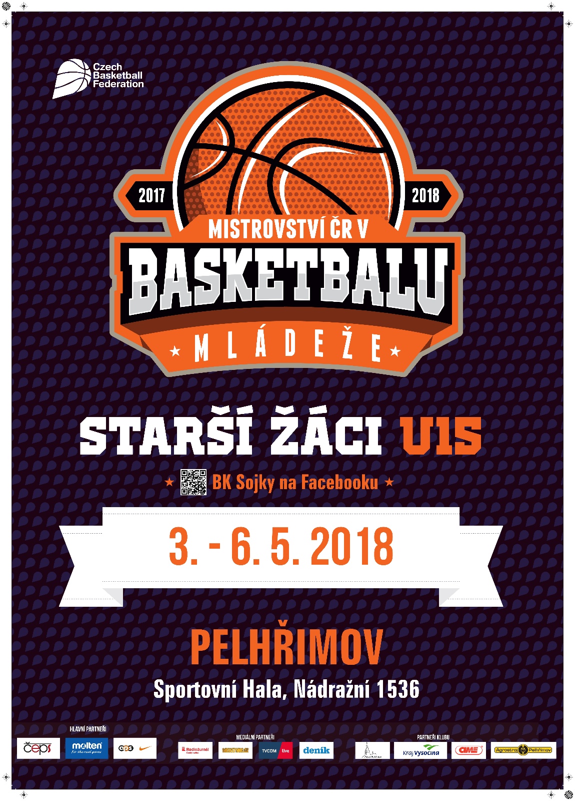 MČR U15 starších žáků v Pelhřimově